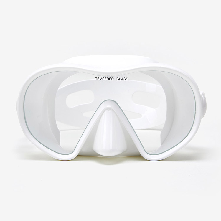 Clear Swim Snorkel Mask ホワイト