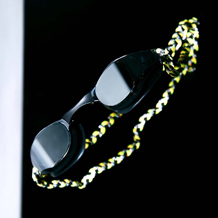 SWAVE Sniper Touch ミラー 水泳ゴーグル ブラックイエロー [SW-TAC001MR(BLK YEL) Antifog くもり止め] 디테일