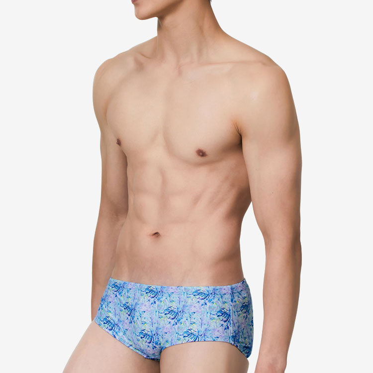 SENTI Men's Blooming Season Serenity Short Square Blue [MSP-24465 (BL)] 디테일