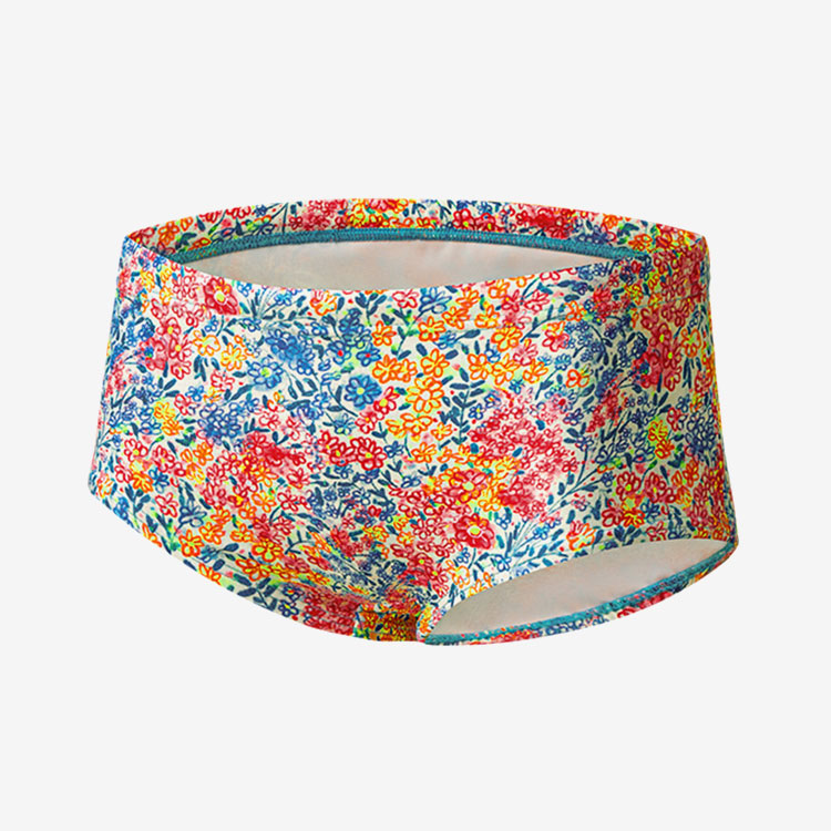 SENTI Men's Blooming Season Marigold Short Square Rainbow [MSP-24463 (RW)] 디테일