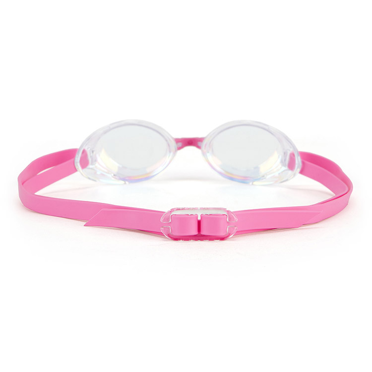 MIZUNO Excel Eye Racer Mirrored Non-Cushioned Goggles Clear Pink [N3JEB85106 World Aquatics Approved] 디테일
