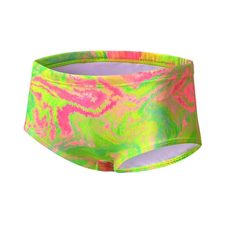 SENTI Men's Blooming Season Valentine Square Leg Swimsuit Lime [MSP-24466] 디테일