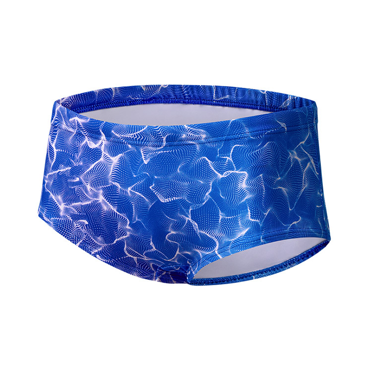SENTI Men's Blooming Season Glimmer Square Leg Swimsuit Blue [MSP-24472] 디테일
