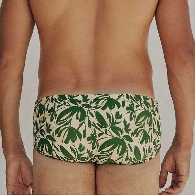 SENTI Men's Ready For Holiday Tuscana Square Leg Swimsuit Green [MSP-24476 (GN)] 디테일