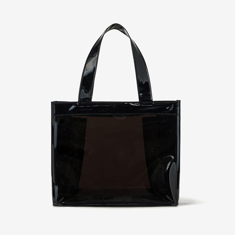 SENTI Enamel Small Tote Bag Swim Bag Black [SB-221 (BK)] 디테일