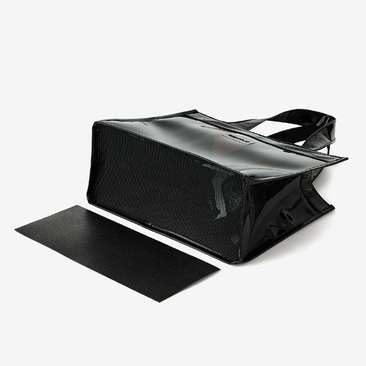 SENTI Enamel Small Tote Bag Swim Bag Black [SB-221 (BK)] 디테일