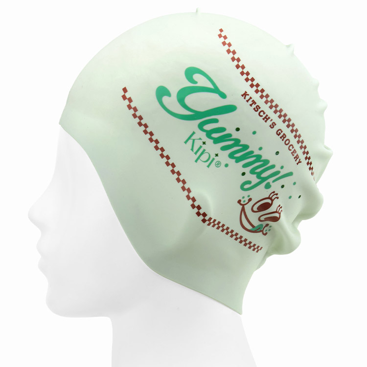KITSCH PITCH Yam Yam Good Silicone Swim Cap Pale Mint [KPE1CS008 (PMT)] 디테일