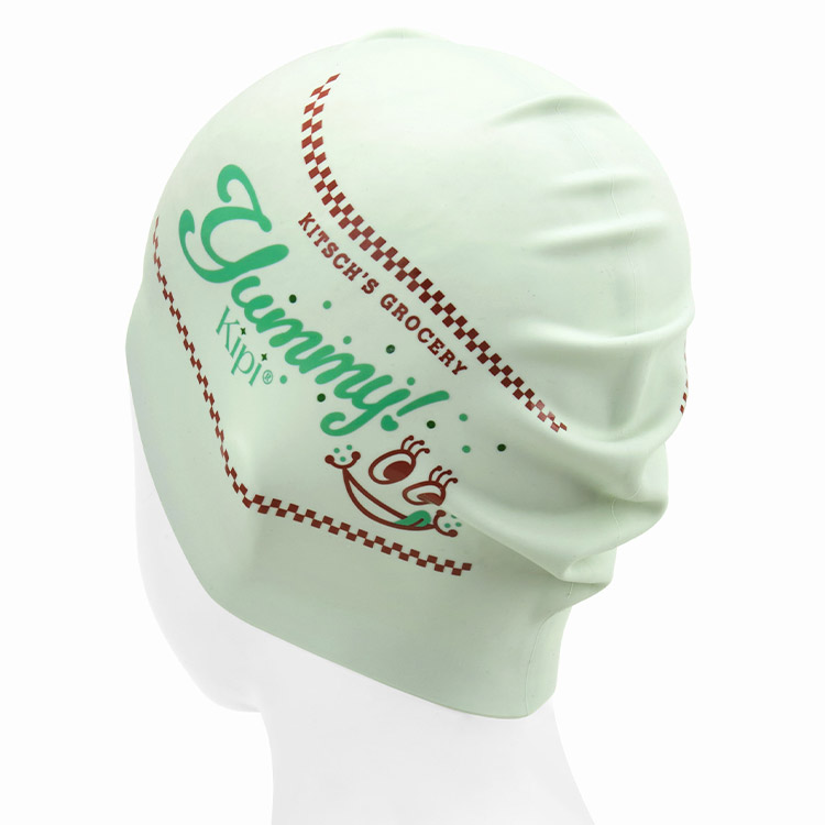 KITSCH PITCH Yam Yam Good Silicone Swim Cap Pale Mint [KPE1CS008 (PMT)] 디테일