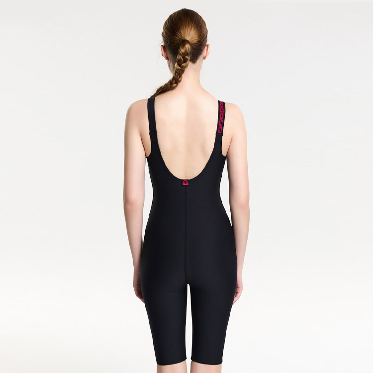 HOOG Women's 723 U-Back Kneesuit Swimsuit Kkamang Red [WLT2345 ] 디테일