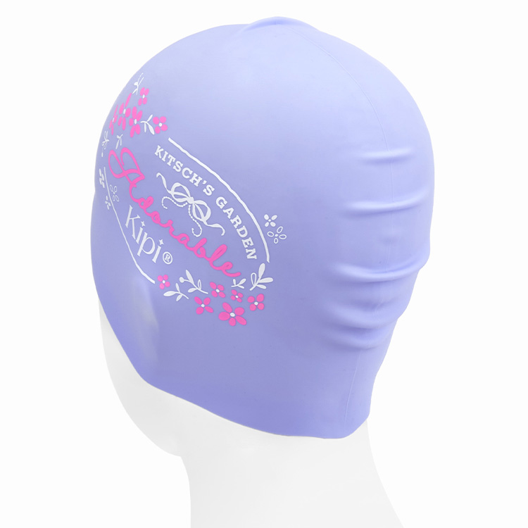 KITSCH PITCH Adorable Kitsch Party シリコン スイムキャップ フェイラベンダー [KPE1CS024 (PLV) 水泳帽] 디테일