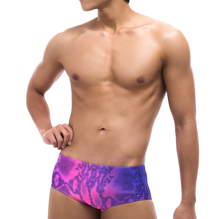 SENTI Men's New Classic Verdor Square Leg Swimsuit Purple [MSP-25411] 디테일