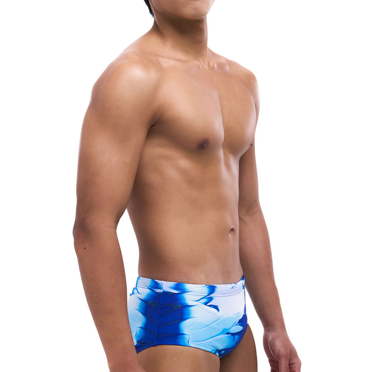 SENTI Men's New Classic Blue Martini Square Leg Swimsuit Blue [MSP-25404] 디테일