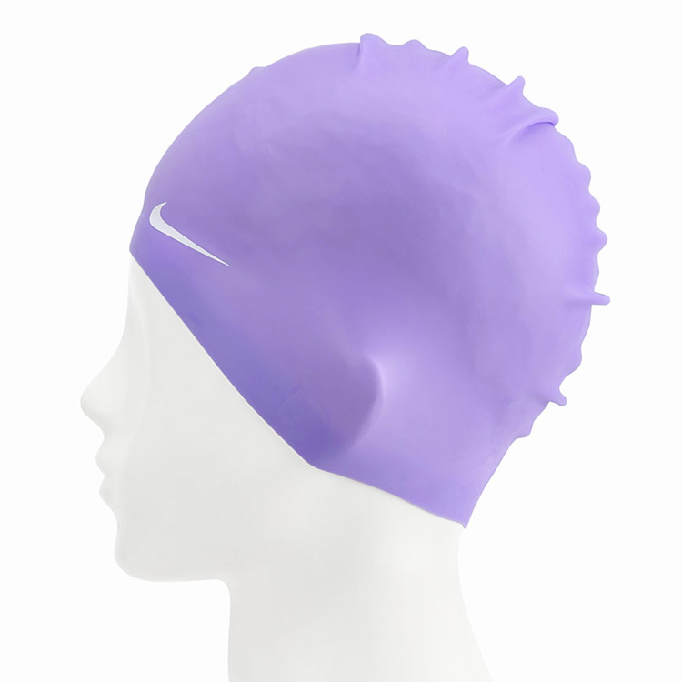 NIKE SWIM Solid Silicone Swim Cap Hydrangers [93060-576 FINA Approved] 디테일