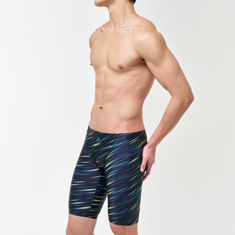 SENTI Men's Eternal Jammer Swimsuit Lime [MSTQ-25304] 디테일