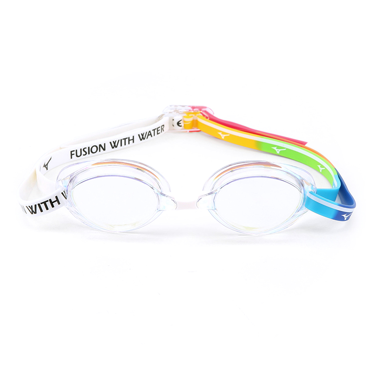 MIZUNO Excel Eye Fusion Water ノンクッション ミラー 水泳ゴーグル クリアホワイト [N3XEC08101 WA承認] 디테일