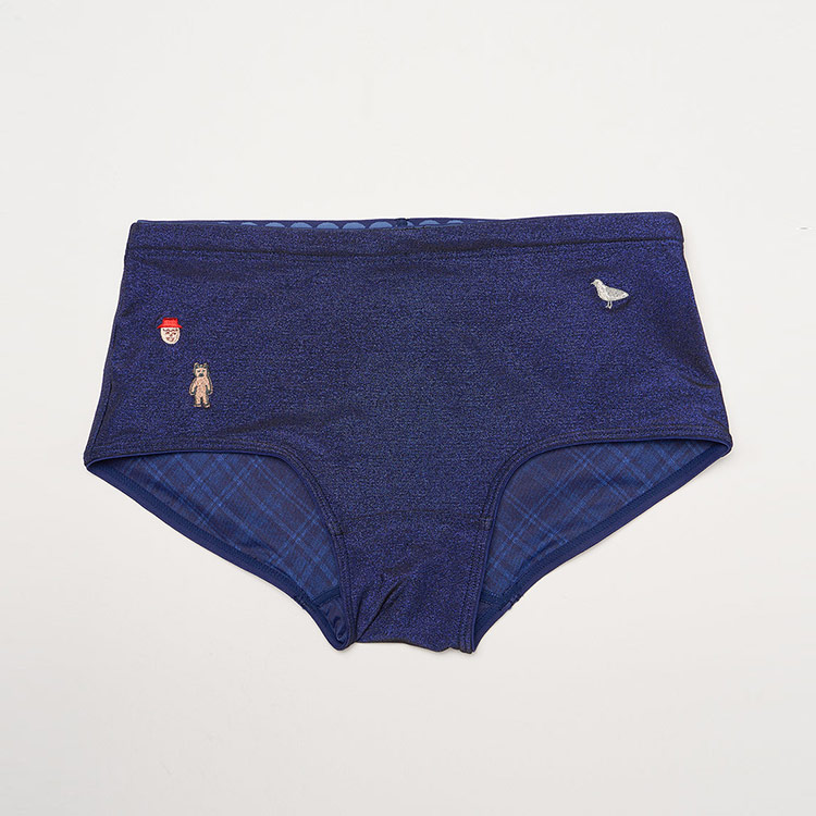 HOOG メンズ Fun Shine Slimfit ショートスパッツ水着 ネプチューンブルー [MFM981 トレーニング水着] 디테일