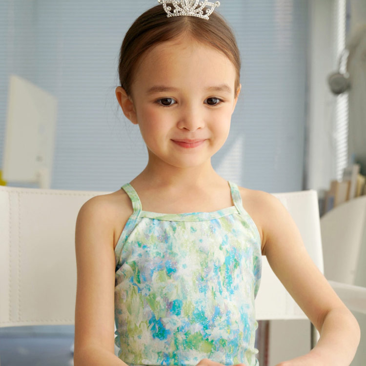 LEMANGO Kids Partal Greenish Open Back Mid Air Garden [LSGON10005549] 디테일