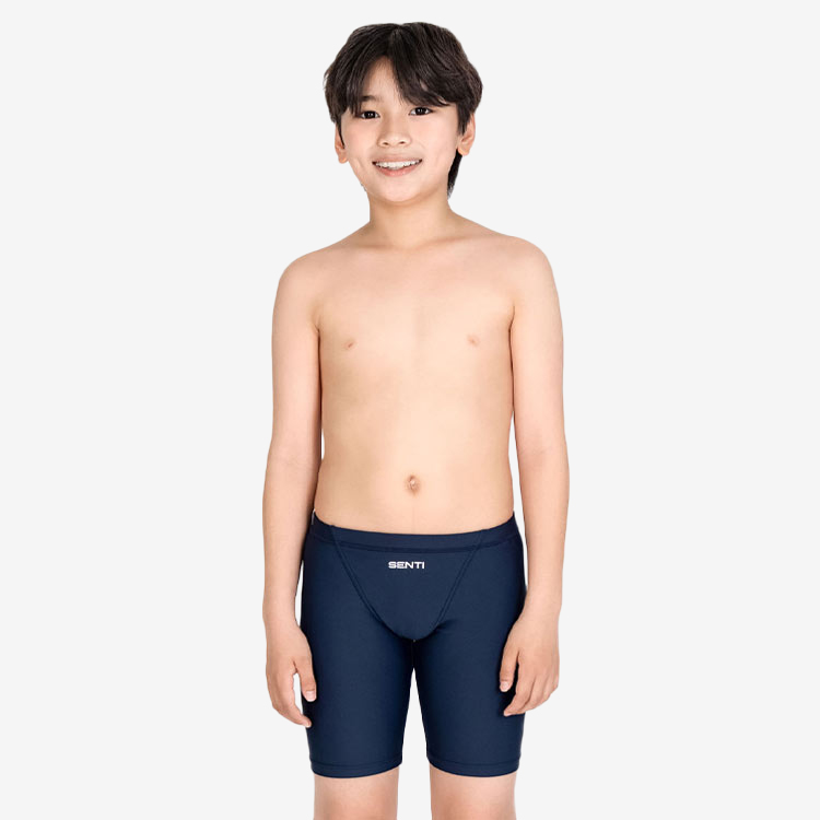 SENTI Kids Essential Basic Jammer Swimsuit Navy [MSTJ-B201 Boy's Swimsuit] 디테일