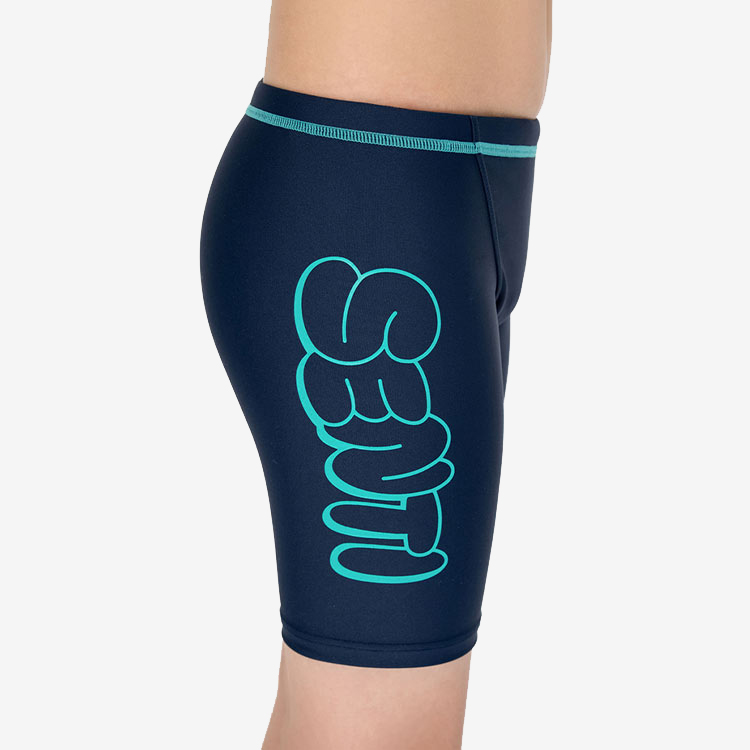 SENTI Kids Essential Basic Bubble Jammer Swimsuit Navy Green [MSTJ-B203 Boys Swimsuit ] 디테일