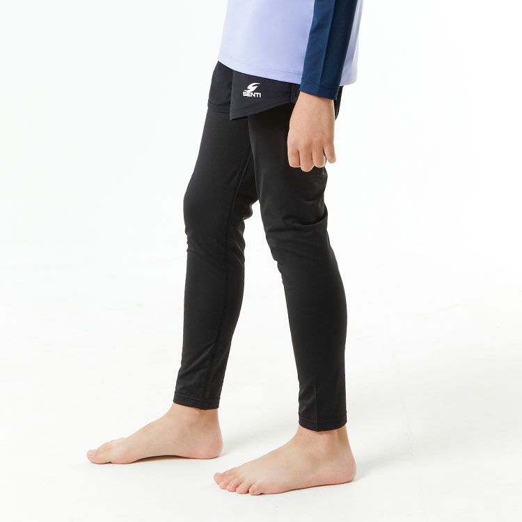 SENTI Kids Active Shorts Water Leggings Black [SAR-KL31] 디테일
