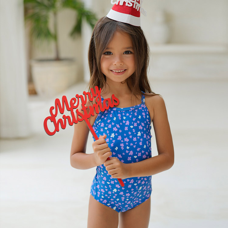 LEMANGO Kids Esperanza Open Back Swimsuit Royal Blue [LSGON10003395 Girl's ] 디테일