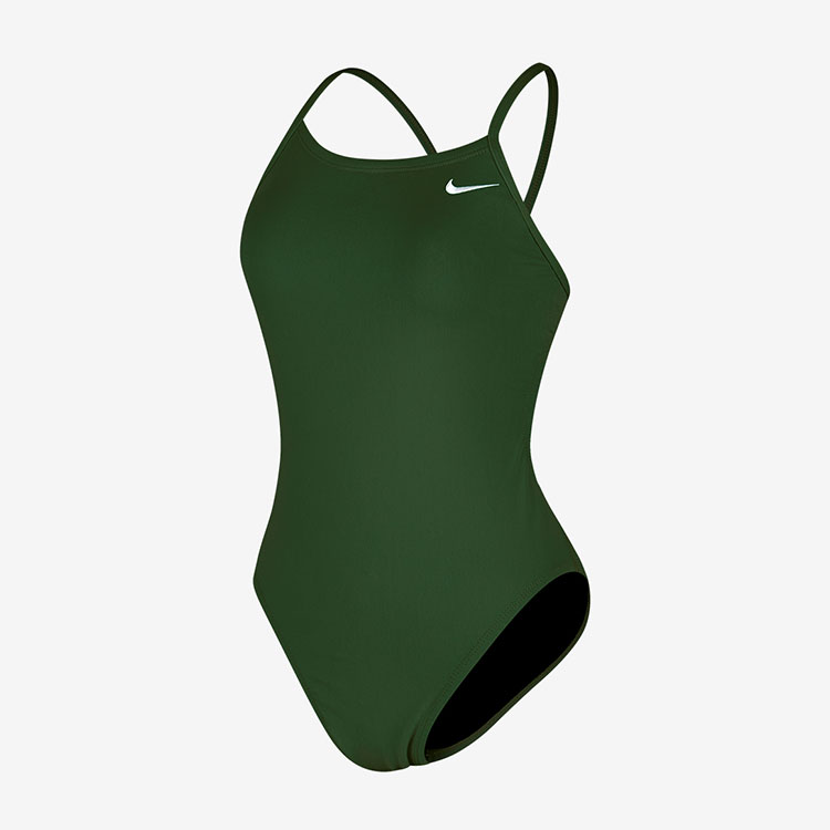 NIKE SWIM Women's Answer Solid Cut Out Swimsuit George Green [NESSA018-371 ] 디테일