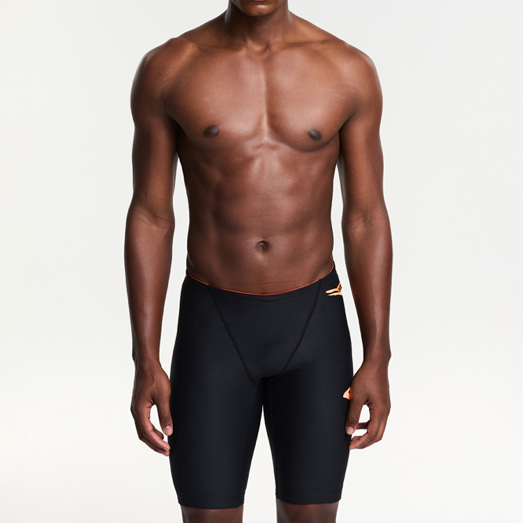 HOOG Men's 723 Oscar Jammer Swimsuit Slimfit Black Orange [MLT977] 디테일