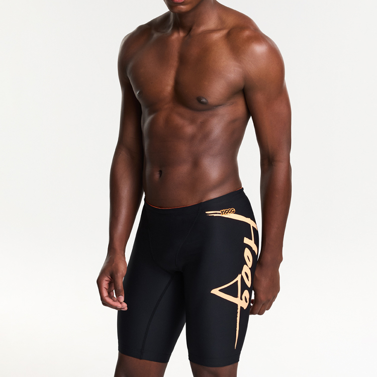 HOOG Men's 723 Oscar Jammer Swimsuit Slimfit Black Orange [MLT977] 디테일