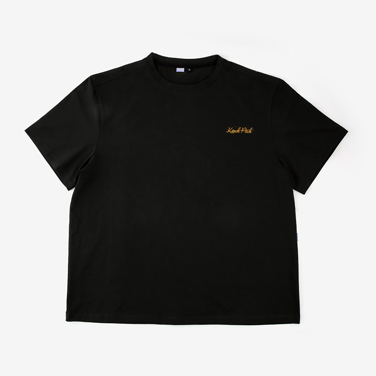 KITSCH PITCH レディース La Mer Clam オーバーサイズTシャツ ブラック [KF2LTS002 ビーチウェア] 디테일