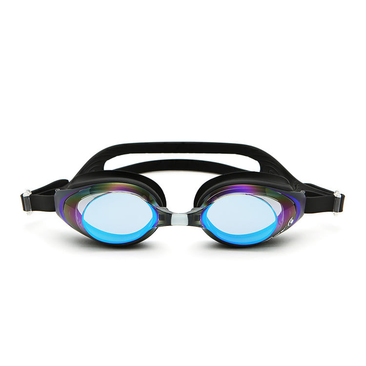 VIEW Easy Fit Swipe ミラー 水泳ゴーグル ブラックブルー [V630ASAM (BKBL) Antifog くもり止め] 디테일