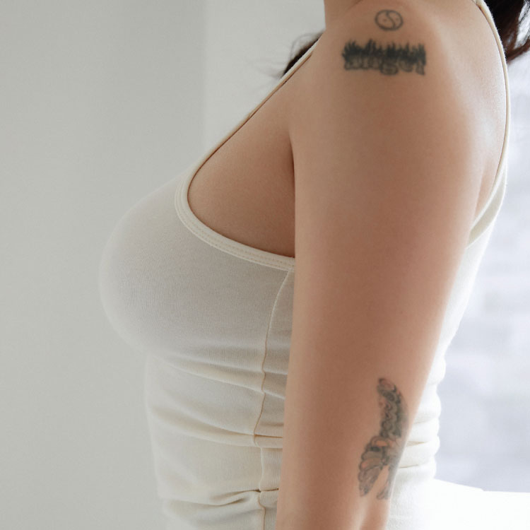 RE,MOVE Plain Skin Bra 8cm Neutral