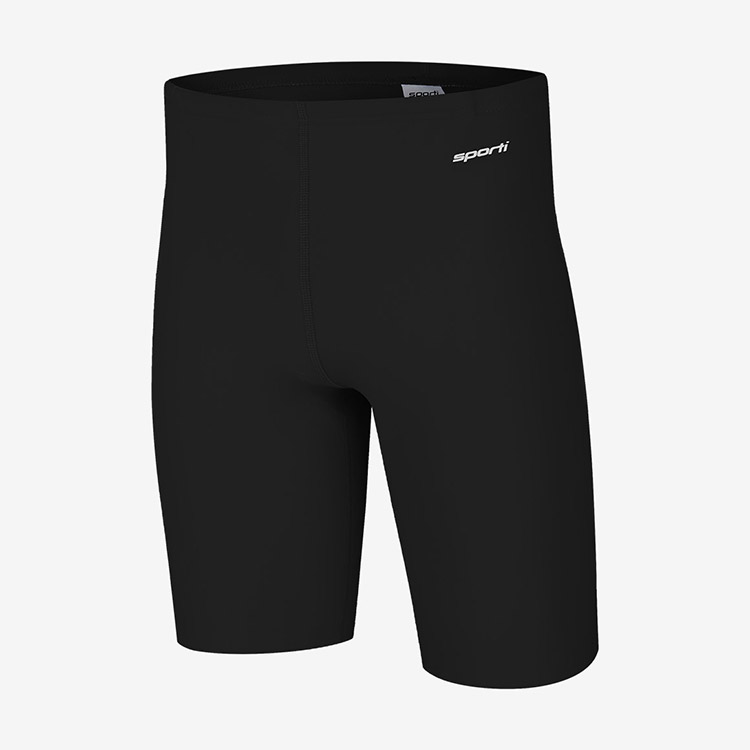 メンズ Solid Compression ハーフスパッツ水着 ブラック