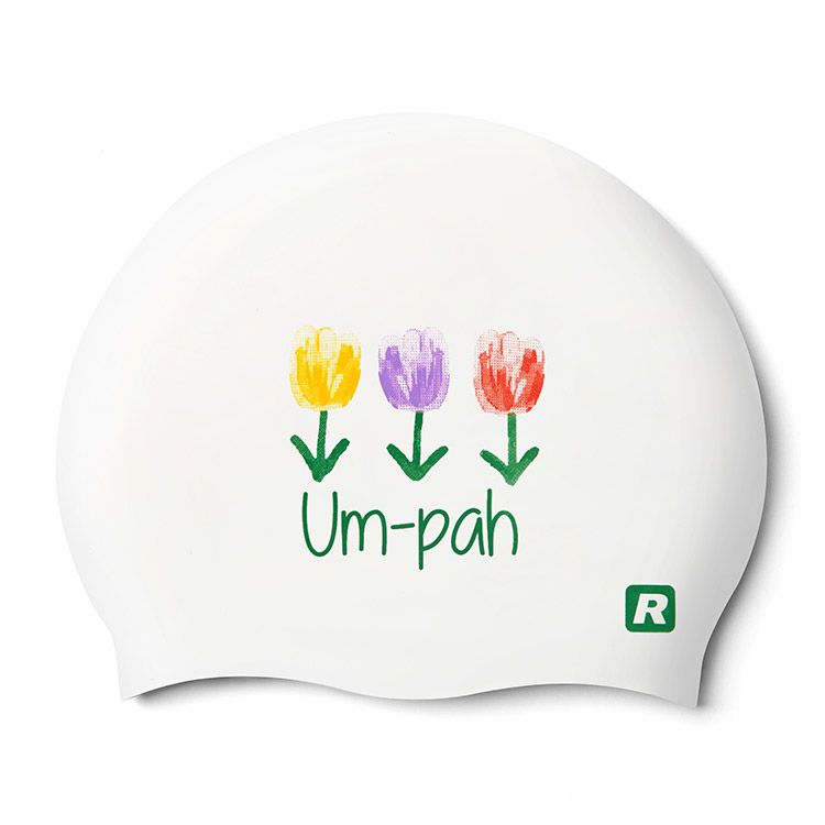 RALLY Tulip シリコンキャップ 水泳帽 ホワイト [ORUC802 (WHT)]