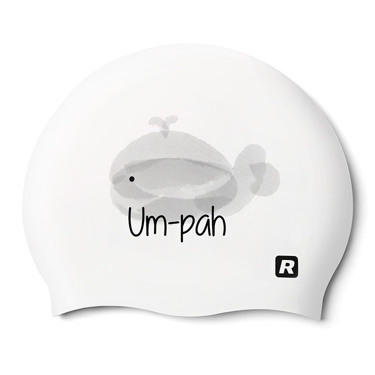 RALLY Whale シリコン スイムキャップ グレー [ORUC800 (GRY) 水泳帽]