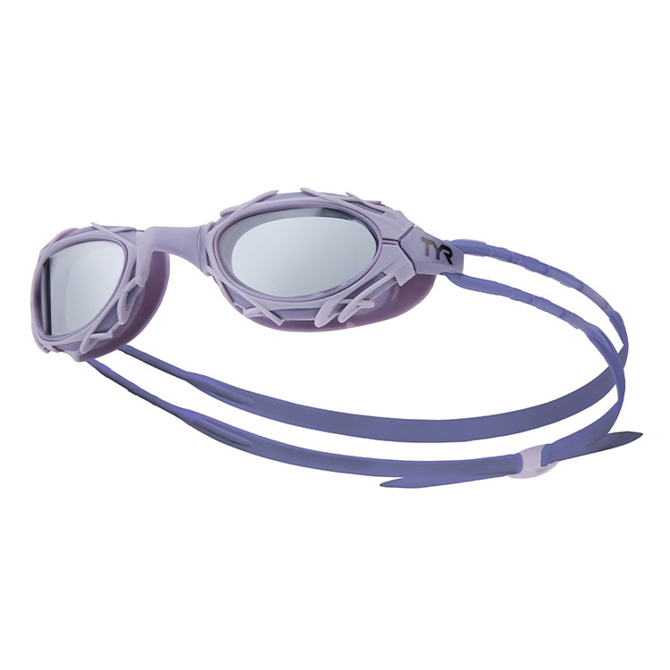 TYR Nest Pro Nano Fit 水泳ゴーグル スモークパープル [LGNSTN-512] 상품컷