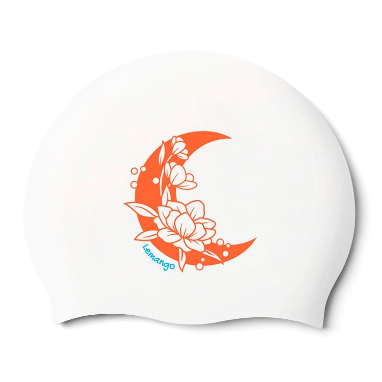 LEMANGO Cassia シリコン スイムキャップ シエナホワイト [LGNSC61004216 水泳帽] 상품컷