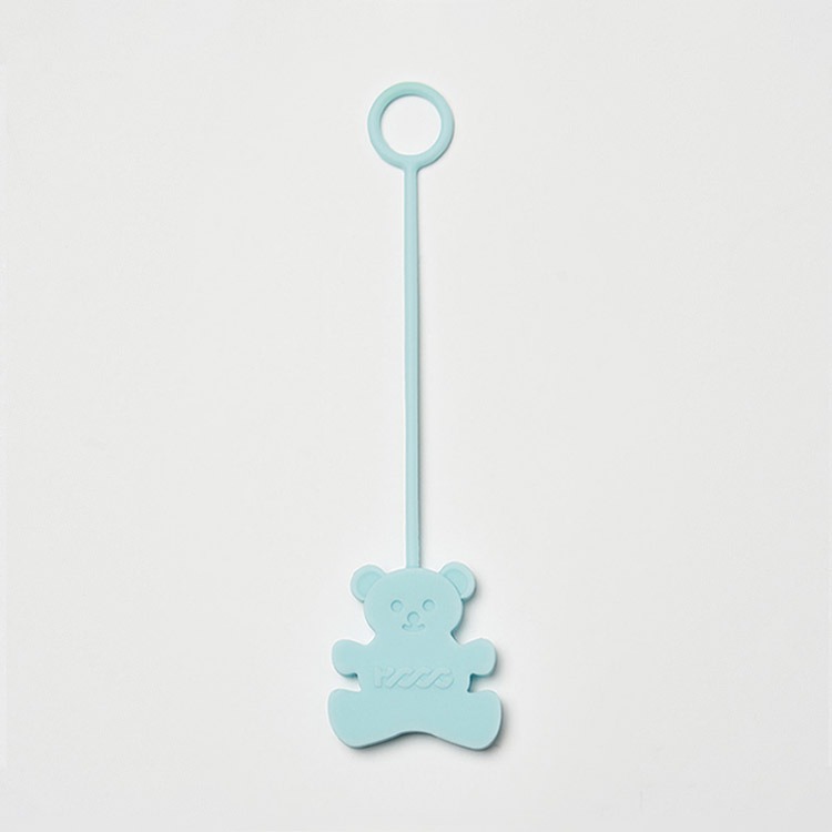 HOOG Bear Charm キーホルダー ライトブルー [HKR027]