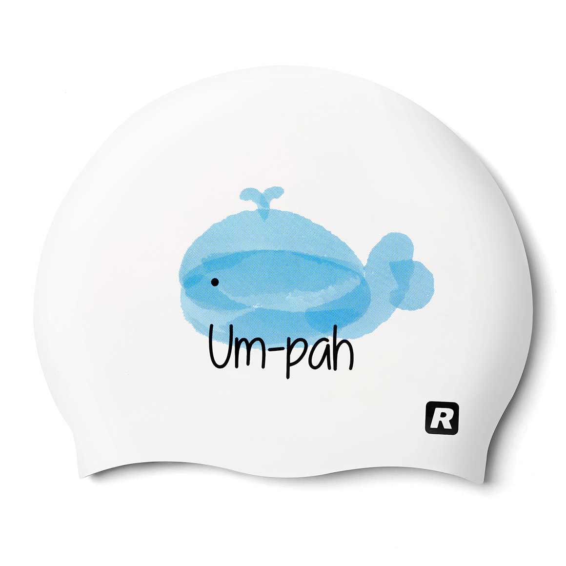RALLY Whale シリコン スイムキャップ ホワイト [ORUC800 (WHT) 水泳帽]
