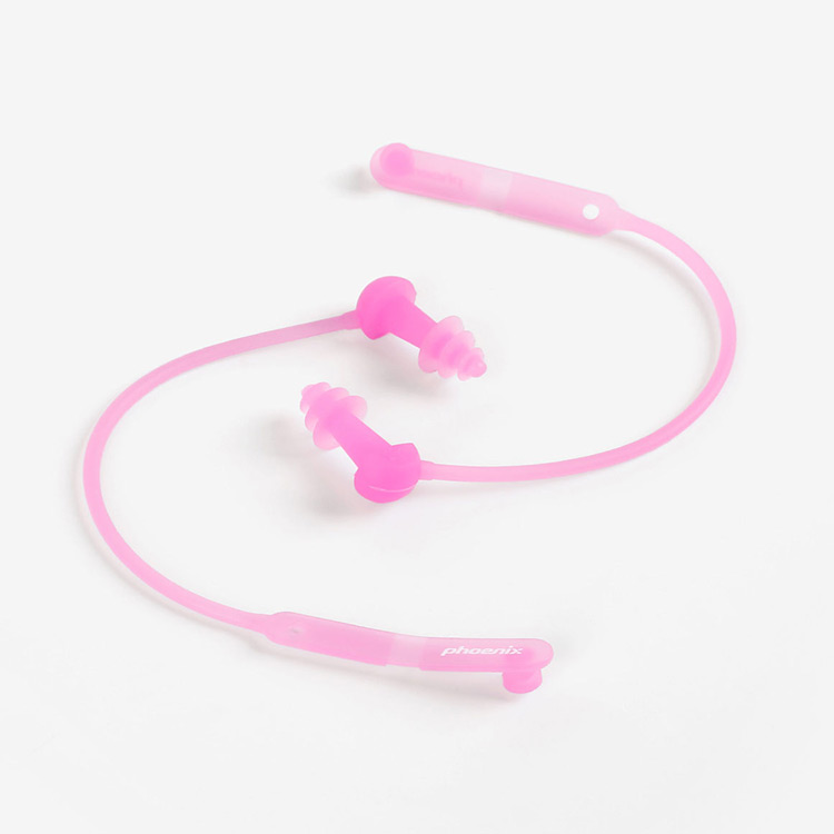 PHOENIX Otitis Media Loss Prevention Cord Ear Plug ピンク [PNE-200 (PNK)] 상품컷