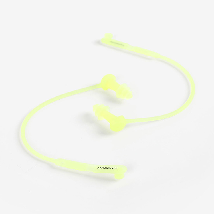 PHOENIX Otitis Media Loss Prevention Cord Ear Plug イエロー [PNE-200 (YEL)] 상품컷