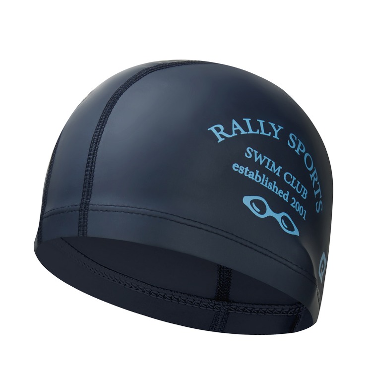 RALLY キッズ  Swim Club PUコーティング スイムキャップ ネイビー [ORKC816 (NVY) 水泳帽]