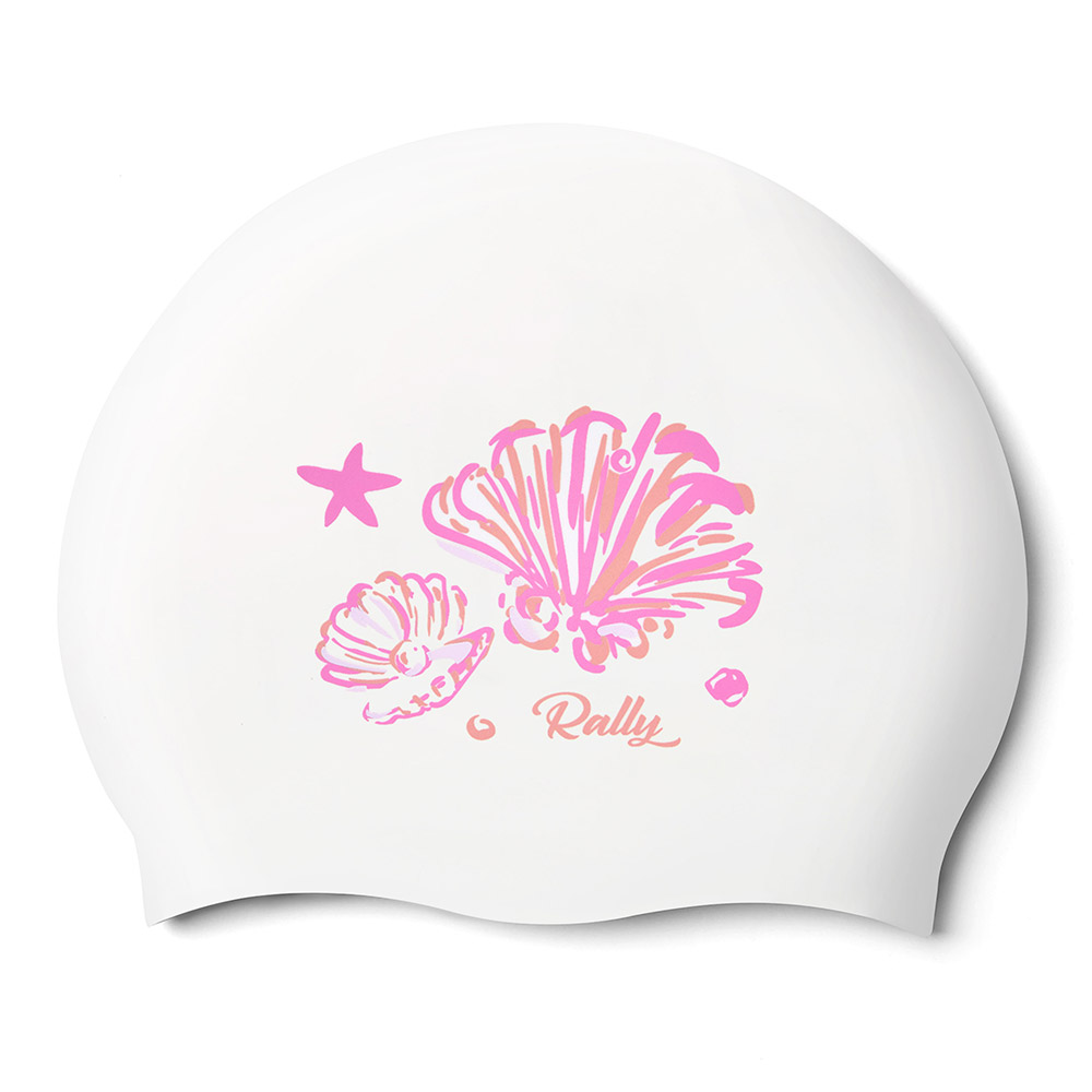 RALLY Shell Silicone Swim Cap Pink [QRUC303(PNK)] 상품컷