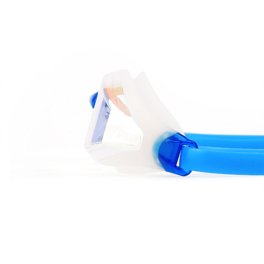 VIEW L Flexible Fit Swipe ミラー 水泳ゴーグル クリアブラウン [V240ASAM(CBR) WA承認 Antifog くもり止め] 디테일