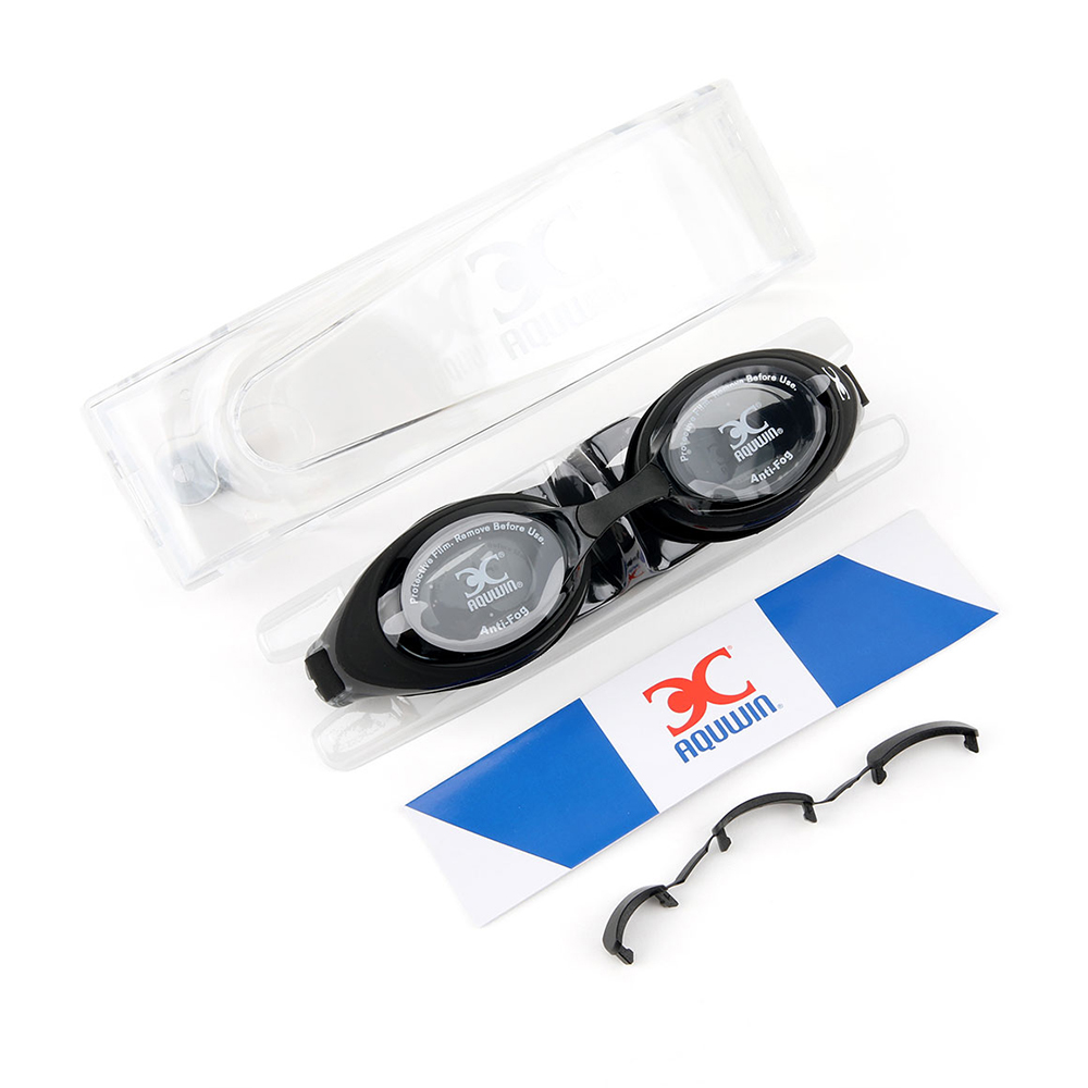 AQUWIN Aqua Blade Goggles Smoke Black [CS108(SMBK)] 디테일
