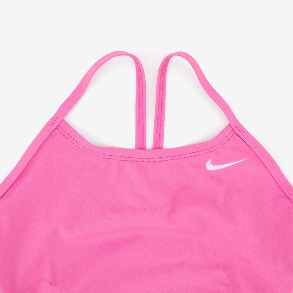 NIKE SWIM Answer Solid Cut Out Training pink Glow [NESSA018-663 embroidery logo Women's ] 디테일