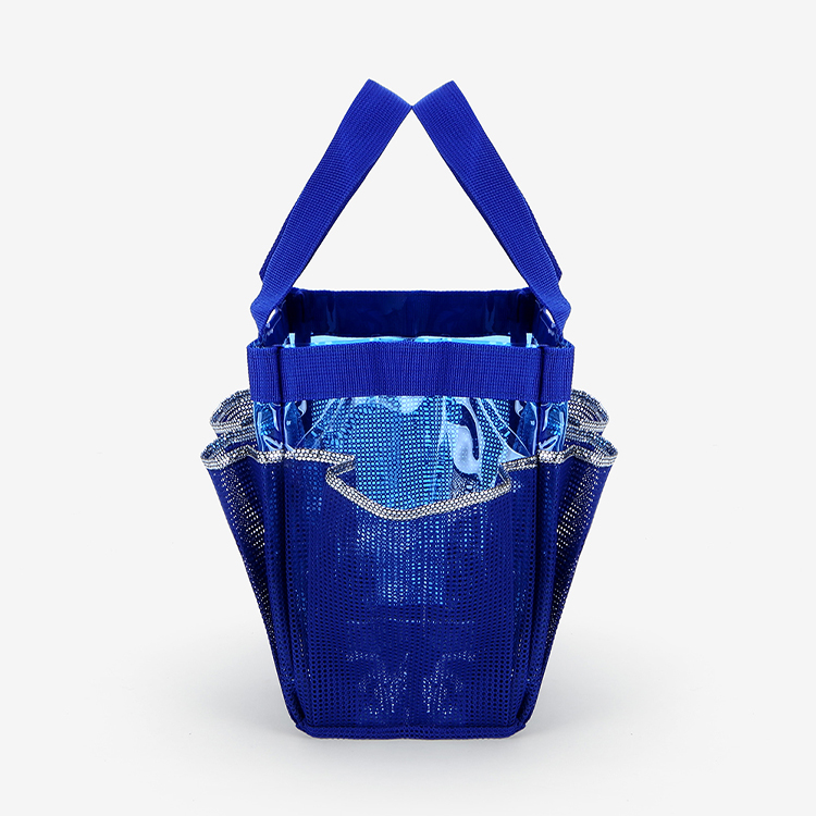 LEMANGO Lucky Seven Retangle SNS Square Leg Swimsuit Mesh Swim Cap bag Blue [LGNBG71002022 Swimming Bag] 디테일