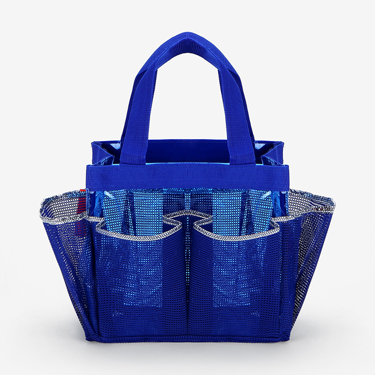 LEMANGO Lucky Seven Retangle SNS Square Leg Swimsuit Mesh Swim Cap bag Blue [LGNBG71002022 Swimming Bag] 디테일