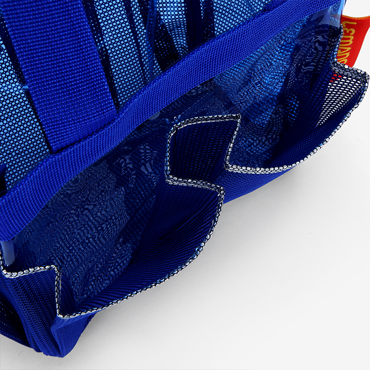 LEMANGO Lucky Seven Retangle SNS Square Leg Swimsuit Mesh Swim Cap bag Blue [LGNBG71002022 Swimming Bag] 디테일