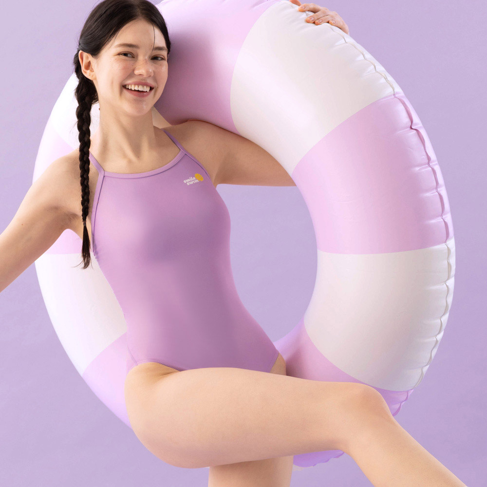 ADDIBLE レディース Smile Swim Solid X バック 水着 パープル [ASWPU042 トレーニング] 디테일