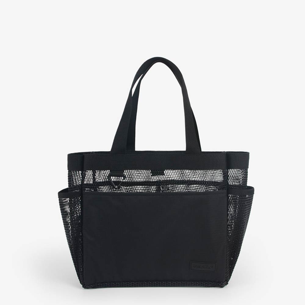 SENTI Mesh Small Tote Bag Black [SB-101 Swim Bag] 상품컷